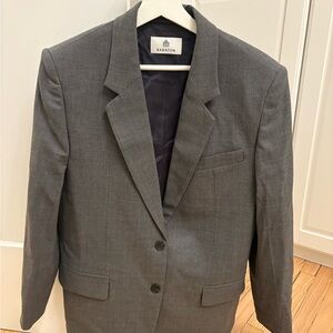 Aritzia Babaton Strategy Grey Wool Blazer 2XS